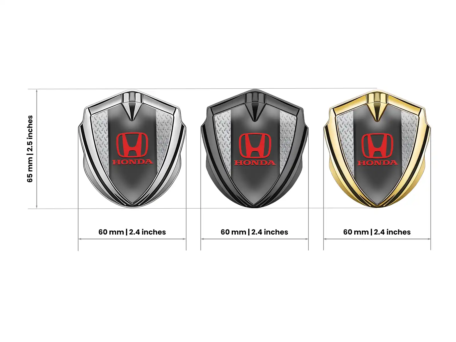 Honda Badge Logo Custom Look Corse Lucido